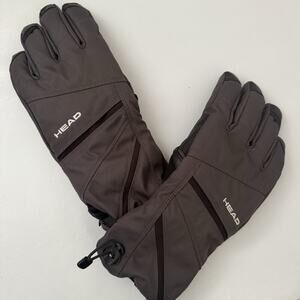HEAD SENSATEC Gray Windproof Waterproof Hybrid Gloves Ski Snow Lg